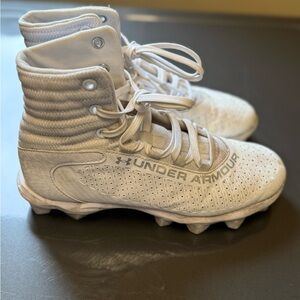 Under Armour Kids White High-Top Sneakers